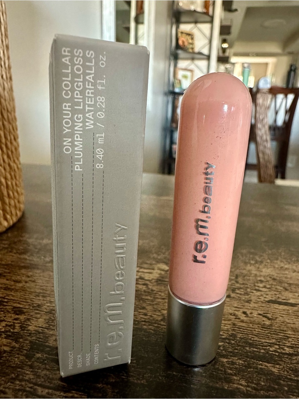 r.e.m. beauty On Your Collar Plumping Lip Gloss — Waterfalls